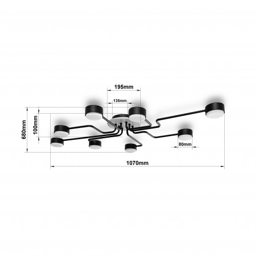 Люстра «Такуми» 80308 (2024)