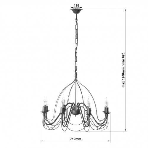 Люстра «Элисон» 18388 (2015)