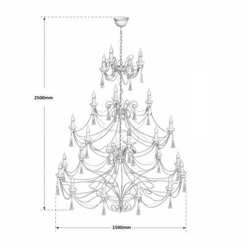 Большая люстра «Монте Карло» 60888 (2026)