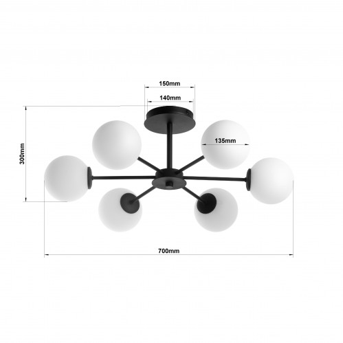 Люстра «Торонто» 70906 (2023)
