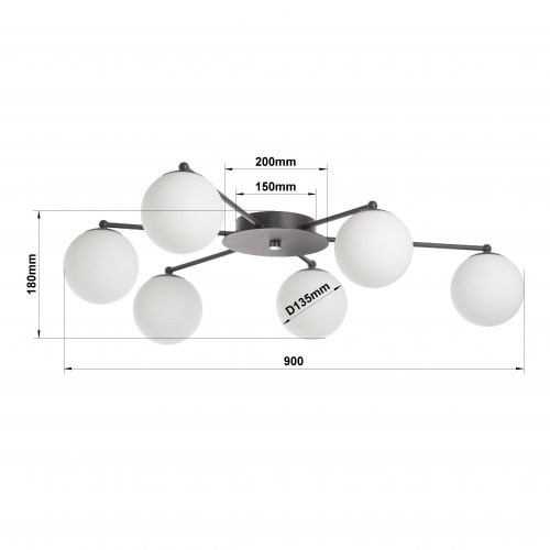 Люстра «Торонто» 80166 (2024)
