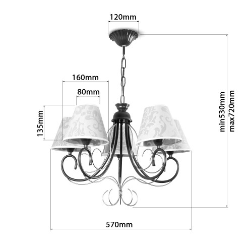 Люстра «Женева» 6205 (2014)