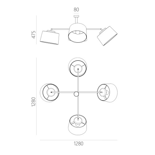 Люстра «Лефор» 60504