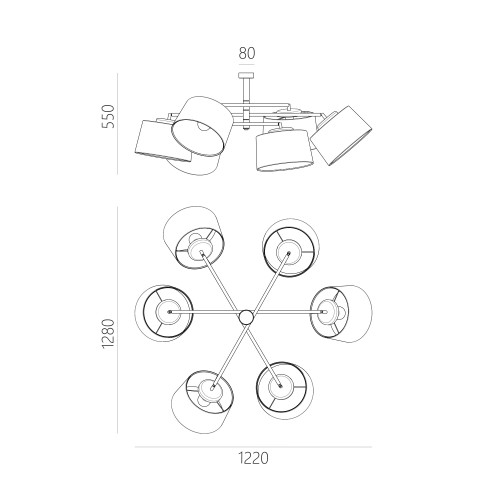 Люстра «Лефор» 60505