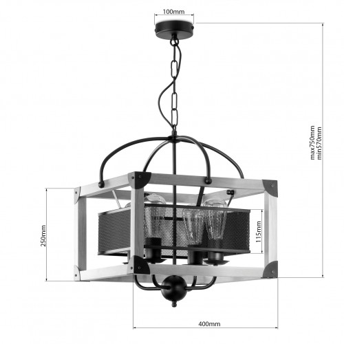 Люстра «Монблан» 70006