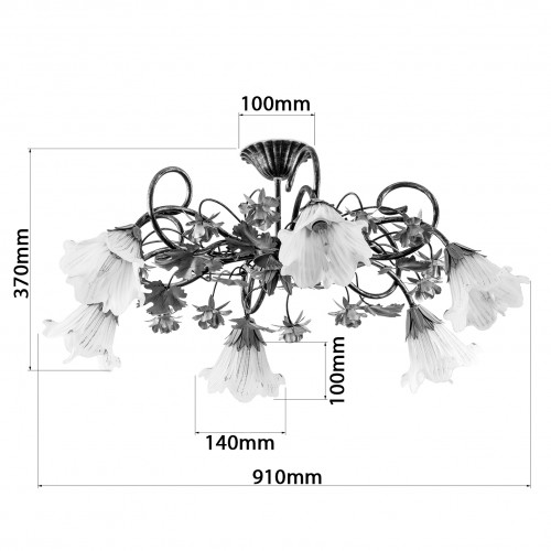 Люстра «Розалия» 1616