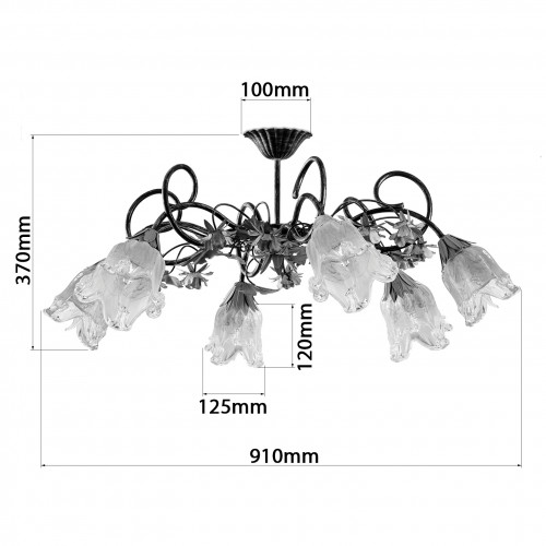 Люстра «Розалия» 1616
