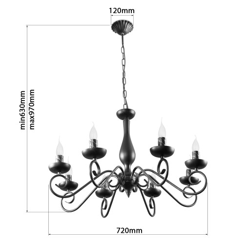 Люстра «Лацио» 19308