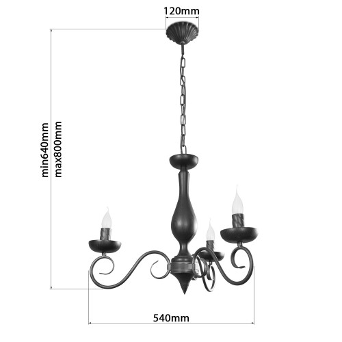 Люстра «Лацио» 19303