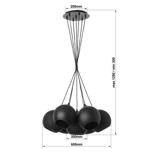 Подвес «Бабл Black matt» 13306 (2021)