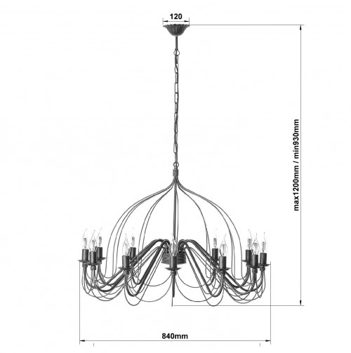 Люстра «Элисон» 18308 (2021)