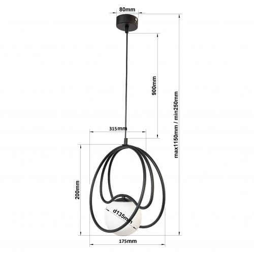 Подвес «Жемчуг» 80288 (2024)