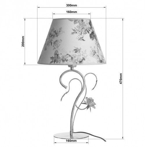 Настольная лампа «Брюссель» 9500