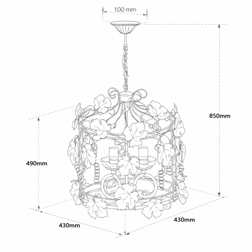 Люстра «Мэри» 17212 (2012)