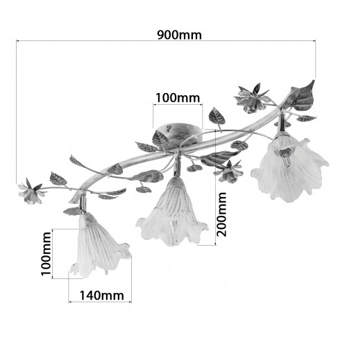 Люстра «Роза» 1513 (2016)